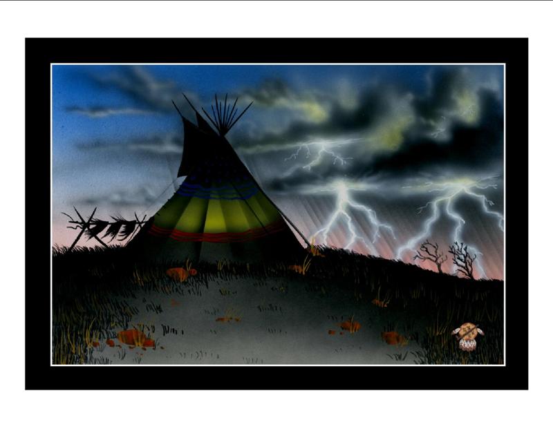 Thunder was a spiritual entity for many tribes, and frequently only less powerful than the Creator.
